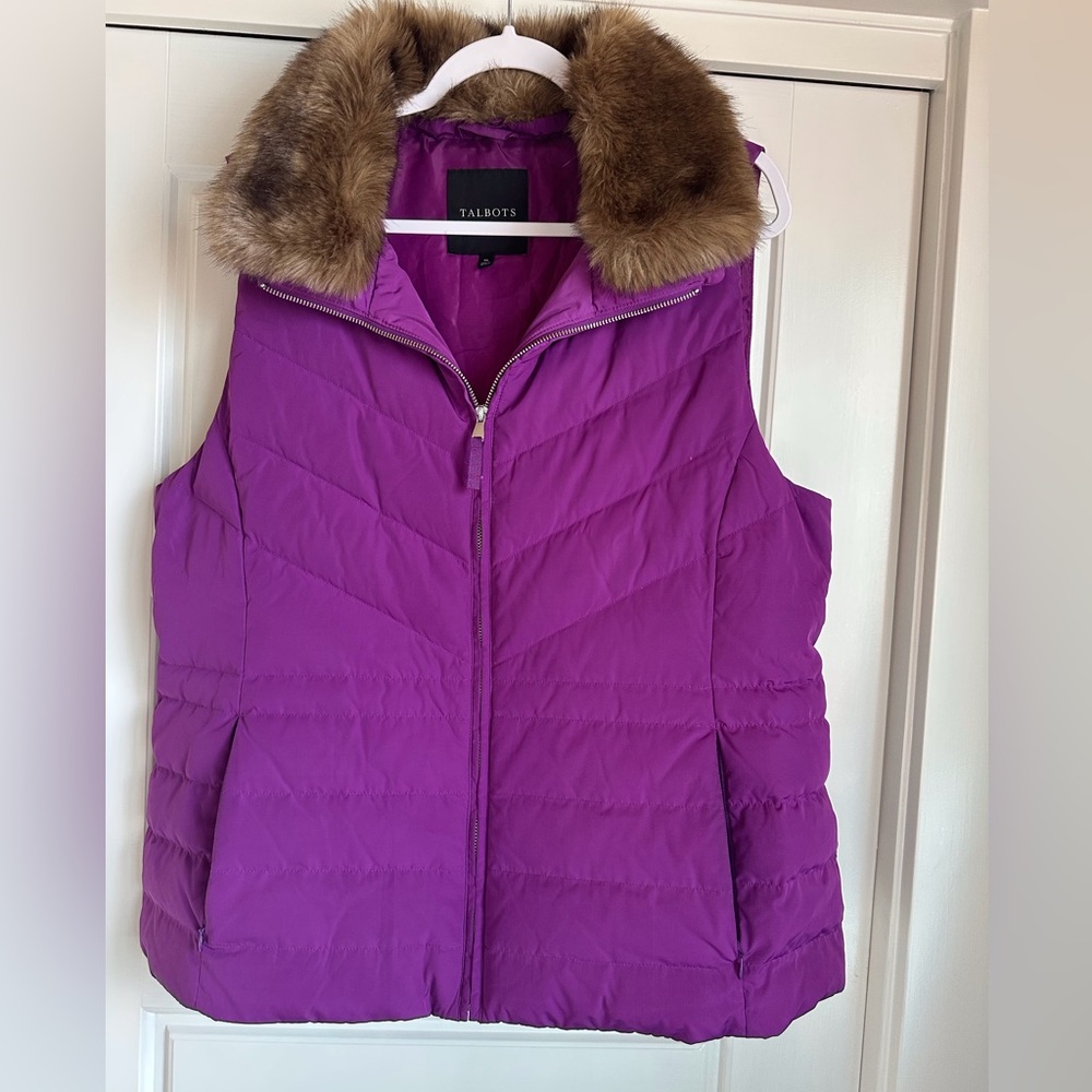 Talbots Like New Vest